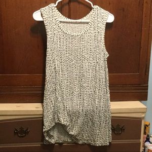 Pebble and Stone Bias Cut Tank Top